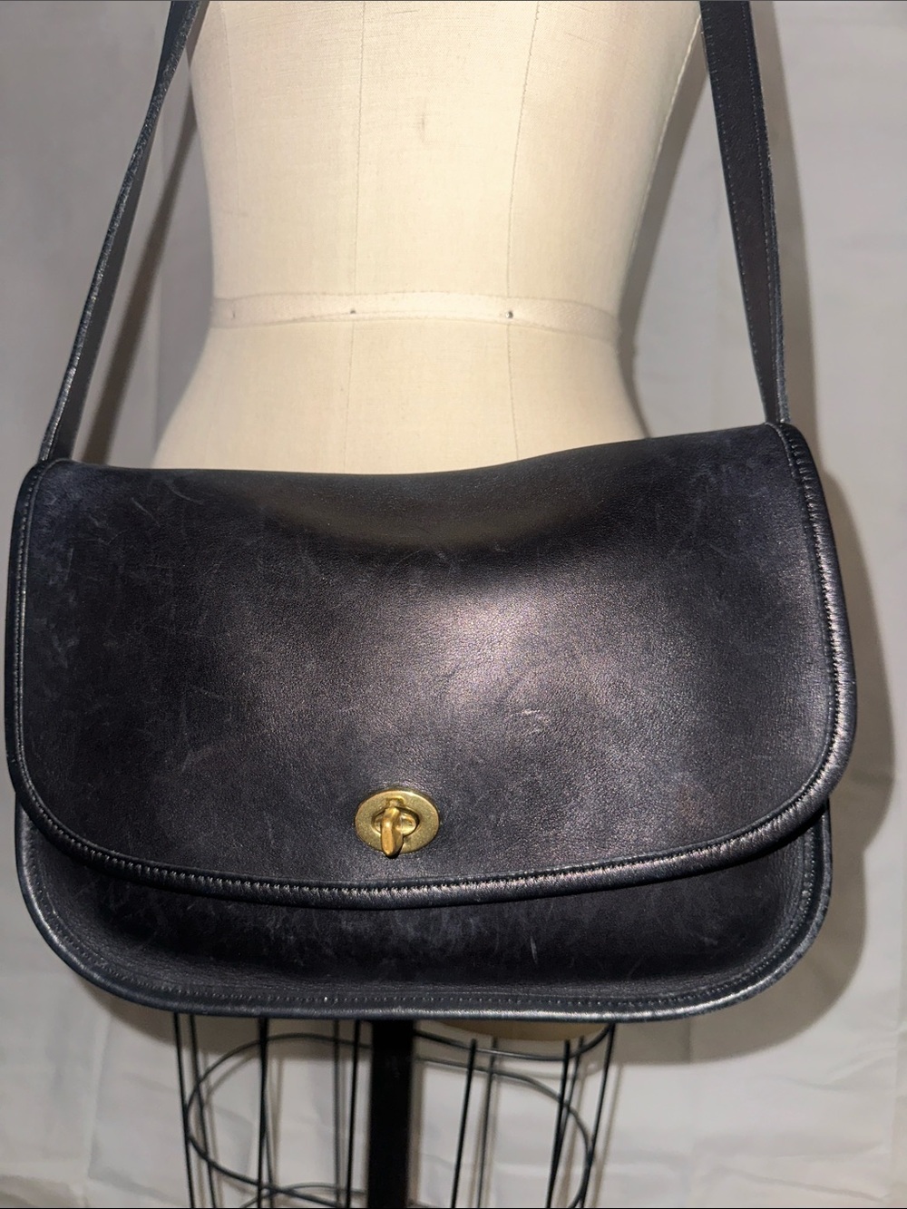 Vintage Coach city bag 9790 black - Picture 2 of 15